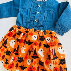 پیراهن دخترونه طرح هالوین