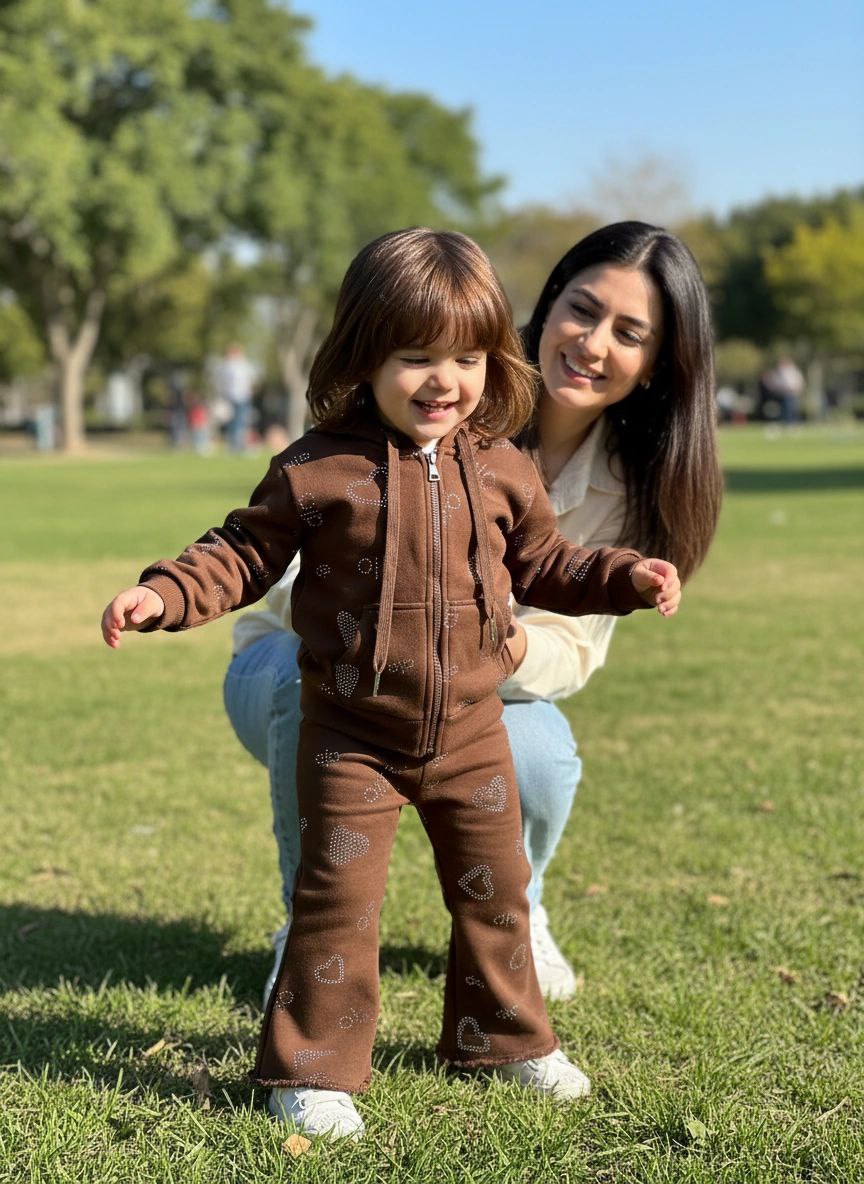 سویشرت شلوار توکرکی دخترانه - تصویر 3